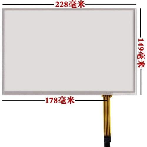 228*149 new 10.1 inch four wire resistance screen IPS LCD touch panel b101evn07.0 n101icg-l21 hand-written screen