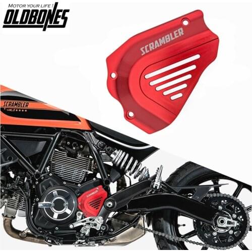 Motorcycle Aluminum Front Sprocket Cover Chain Guard Accessories for DUCATI Scrambler 800 Urban Enduro ICON 2015 2016 2017