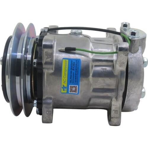 AUTO AIR Ac Compressor For KOMATSU 24V SD5H14 5301