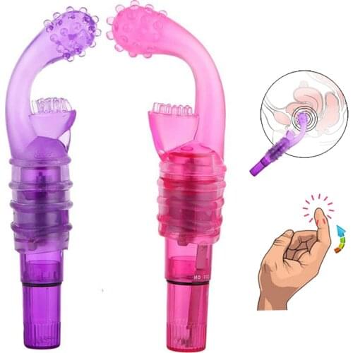 Female Masturbation Finger Vibrator Clit G spot Orgasm Squirt Massager Brush Stick Erotic Sex Toys shop Products for Woman Adult