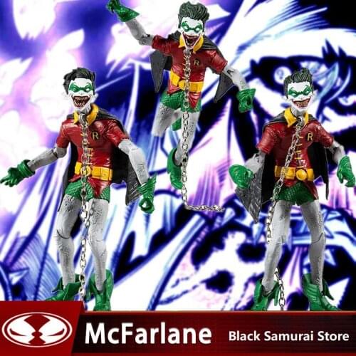 DC Comics McFarlane Robin Anime action figure 17cm The Merciless suit Collectible figurines Model Halloween Gift Toys