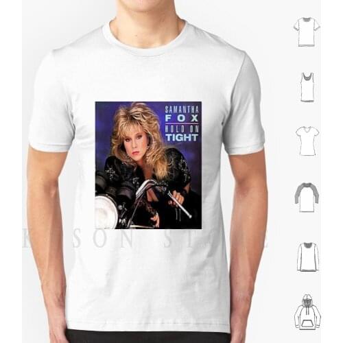 Samantha Fox T Shirt Diy Big Size Cotton British Singer Songwriter Actress And Former Glamour Model Samantha Fox Bold And