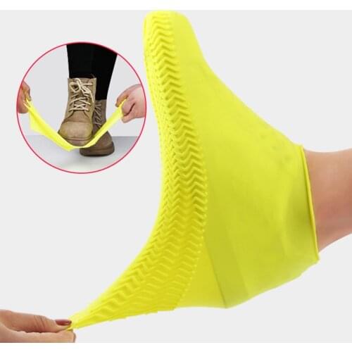 Reusable Waterproof Shoe Cover Boots Silicone Material Unisex Shoes Protectors Rain Boots for Indoor Outdoor Rainy Days Unisex