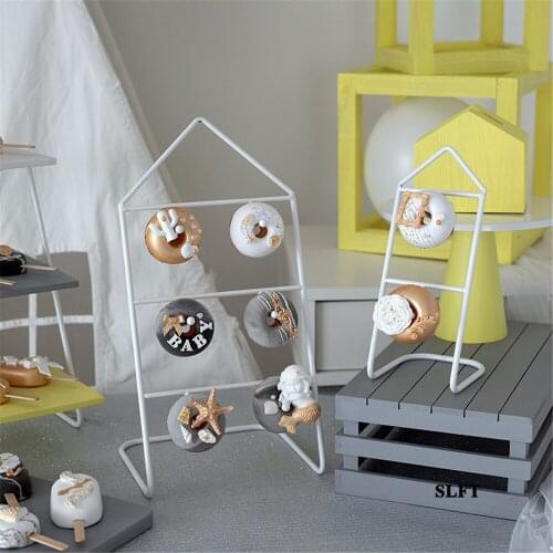 Artificial food fake doughnut props baby birthday decoration flower starfish angel simulation donuts popsicle ice cream toys