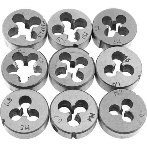 20pcs Tap and Die Cutter Alloy Steel Wrench Threaded Cutting Nut Bolt Screw Tool