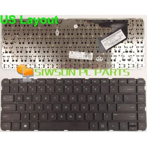 New Keyboard US Version For HP Pavilion TouchSmart Sleekbook 14-B0000 14-b150us 14-b173cl 14-b170us 14-b153xx Without Frame