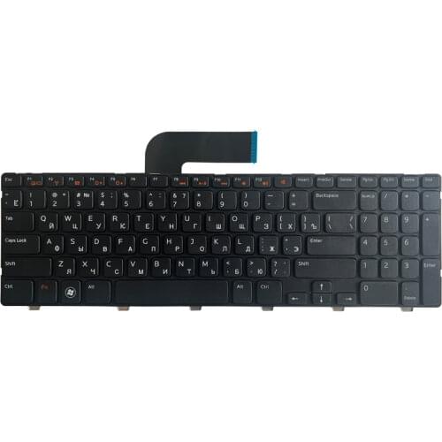 Russian Keyboard for Dell 15R N5110 M5110 N 5110 m511r m501z 0NKR2C NKR2C NSK-DY0SW 0R MP-10K73SU-442 V119625AS1 Black