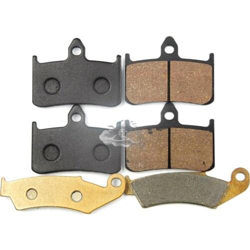 Front+Rear Brake Pads Set For Honda NSR250 VTR400 MC28 VFR400 NC30 VFR750 RVF400 NC35 RVF750 Motorcycle