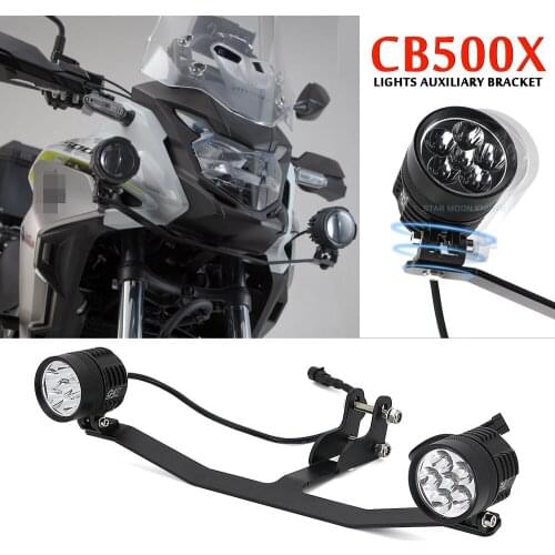 For Honda cb500x CB500 X CB 500X 500 Fog lights Spotlight Bracket Holder Spot Ligh Fog Lights Bracket Auxiliary Driving Lamp