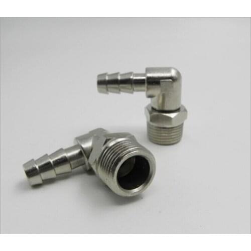 Tube size 10mm-1/2 PT thread pneumatic male brass hose barbed fittings