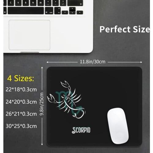 Stylish Scorpio Zodiac Design Mouse Pad DIY Print Cushion Zodiac Scorpio Astrology Sign Trending Popular Zodiac