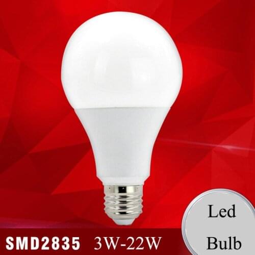 New Arrival E27 B22 LED Bulb Energy Saving LED Lamp Warm Light Bulb Lampada For Indoor Lighting 3W 5W 7W 9W 12W 15W 18W 22W