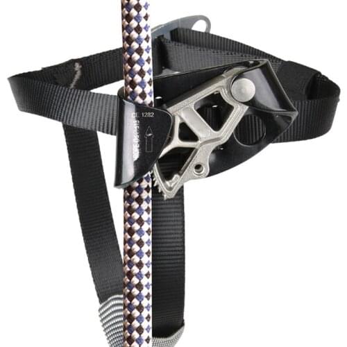 P65 Outdoor climbing rock climbing/hole rescue/aerial / SRT single rope technology left foot/rise Device CE certification