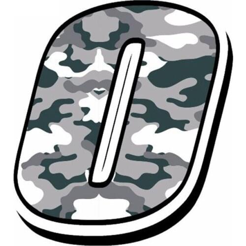13cm X 10cm Hot Sell Creative Racing Numbers CAMOUFLAGE GRAY Stickers Car Sticker Accessories Car Styling Cover Waterproof PVC