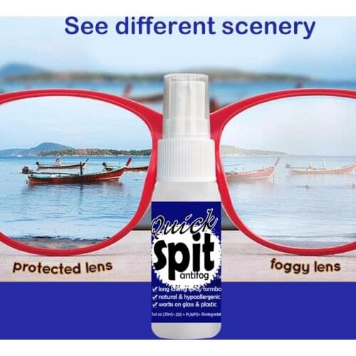 2 Pack Anti Fog Spray Eyeglass Lens Cleaner 48h Long Lasting Defogger Glasses 2XPC