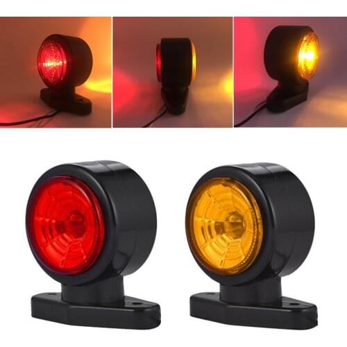 2PCS 12/24V RV Clearance Lights Indicator Lamp LED Car Truck Rear Tail Parking Light Warning Lights Stop Signal Brake Lamps