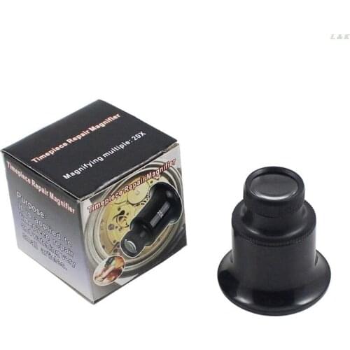 20X Jewelers Eye Loupe Loop Magnifier Magnifying Glass Watchmakers Jewelry Tools