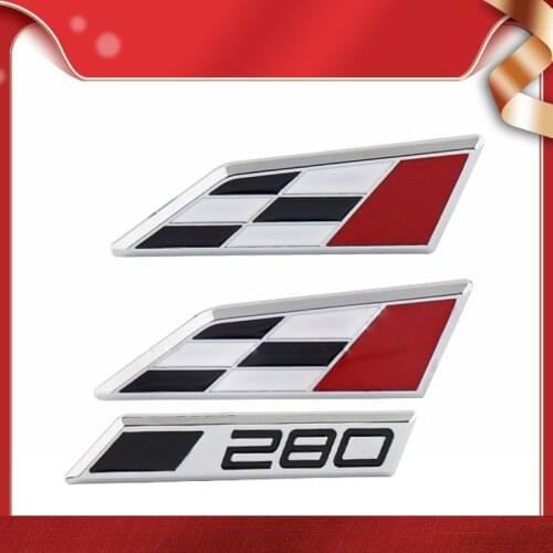3D Raceflag CUPRA 280 for Cupra Leon Ateca Ibiza Altea Alhambra Exeo Arona Toledo E-Racer Hood Fender Rear Emblem Badge Sticker