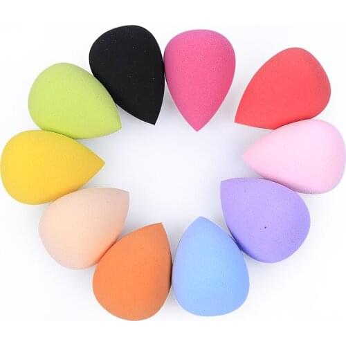 5 /10pcs Mini Soft Foundation Makeup Sponge Waterdrop Smooth Powder Women Beauty Cosmetic Puff Make up Clean Tools
