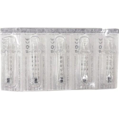 5pcs Lip Filler Injection hyaluron needle Ampoule head for hyaluron Pen hyaluron Gun High Pressure wrinkle removal water needle