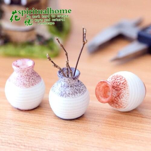 5pcs/lot resin solid simulation cartoon vase 21*26mm crafts DIY dollhouse christmas Jewelry Making Findings