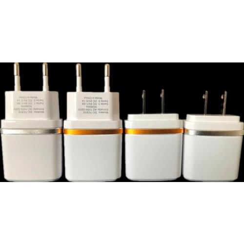 2.1A+1A Adaptive Fast Charger Eu & Us AC home wall charger fast charging adapter for iphone X for samsung s6 s7 s8 plus