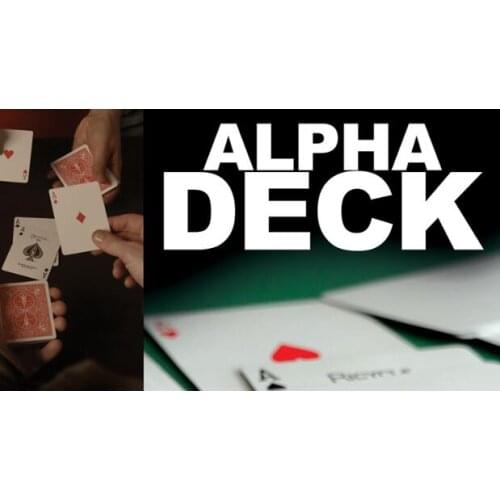 Alpha Deck (Cards and Online Instructions) by Richard Sander,Card Magic Trick,Illusion,Close up,mentalism