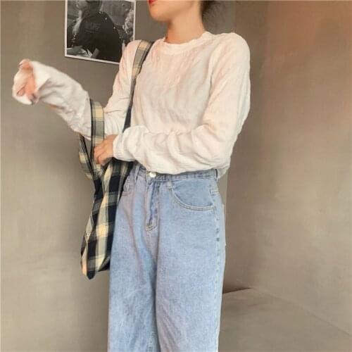 Женские однотонные футболки CBUCYI China At AliExpress