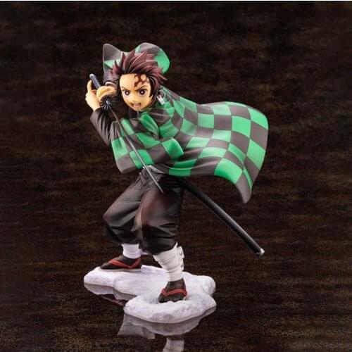 ARTFX J Demon Slayer Kamado Tanjirou PVC Action Figure Anime Figure 18 Scale Model Toys Collection Doll Christmas Gifts