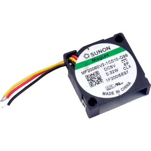MF20060V2-1C010-G99 for SUNON 2006 20mm 2cm DC 5V 0.32W Ultra-thin Miniature Centrifugal Side Blowing Blower Cooling Fan