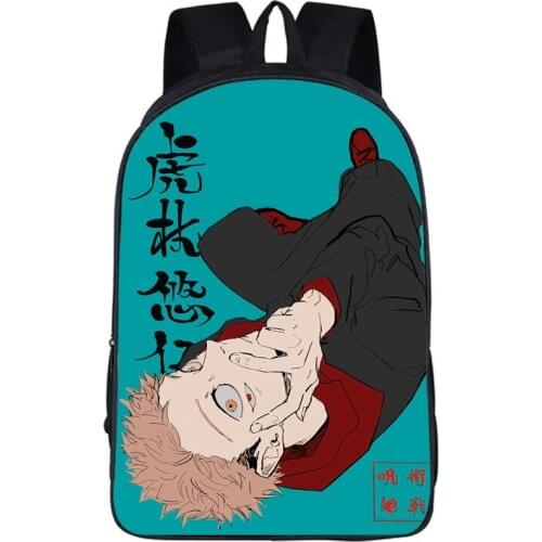 2021 New Boys Girls Backpack 3D Print Hip hop Jujutsu Kaisen Teenager Cosplay Waterproof Oxford Travel Bags School Laptop Bags