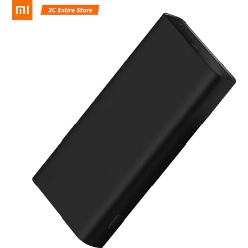 Original 2019 NEW Xiaomi Mi 20000mAh Power Bank 3 Pro/ 2C USB-C 45W Portable Charger Dual USB Powerbank for Laptop Smartphone