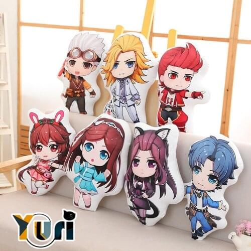 Anime The Land Of Warriors Douluo Continent Tang san Xiao wu plush pillow stuffed doll cushion display toys cute cos Gift C