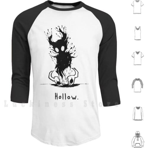 Hollow Void [ Hollow Knight ] hoodies long sleeve Hollow Knight Hollowknight Game Fanart Team Cherry Video Games Emo