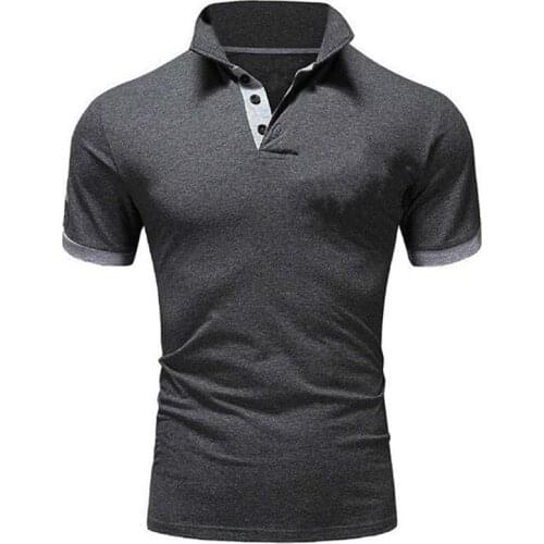Polo Shirt Men Summer Short Sleeve Polo Shirts Fashion Casual Slim Lapel T-shirt Men Breathable Cozy High Quality Mens Clothing