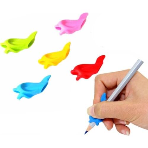 10pcs Students Children Hold A Pen Assistant Training Writting Tool Kids Learning Writing Corrector Grip Pencil Auxiliary Device