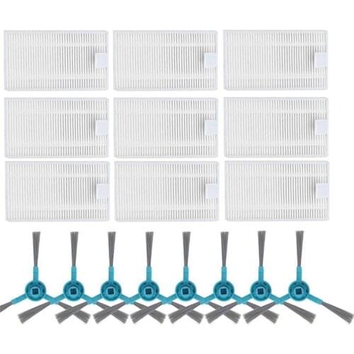 Replacement Parts Brush Side Brush Hepa Filters for Conga 4090 Vacuum Cleaner Robot Sweeper Accessories
