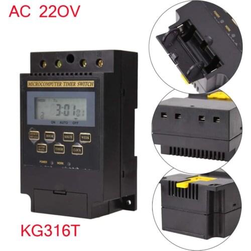 Timer LCD Timer Switch Programmable Digital Timer Electronic Microcomputer English Controller Lights Application AC110/220V