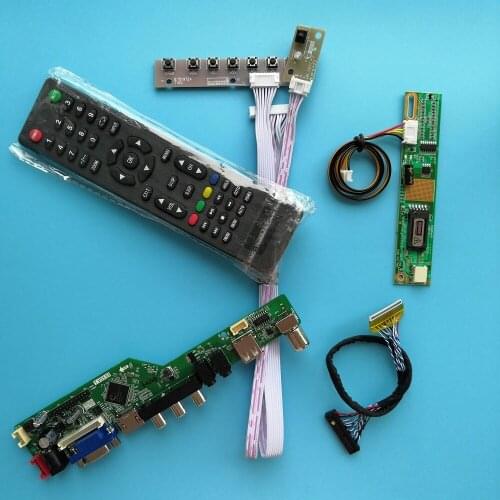 TV VGA USB AUDIO LCD LED AV driver card Controller kit Card DIY LVDS For V236BJI-LE2B ReV.C8 Screen monitor panel
