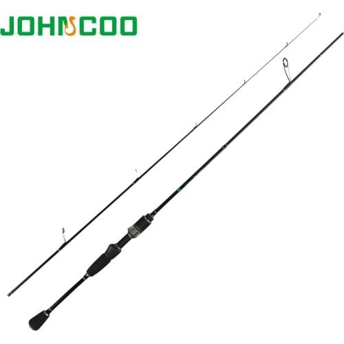 JOHNCOO Glory Fishing Rod 0.6-6g Test Fast Action 1.68m 1.8mUL Spinning Rod f Light Jigging Trout rod 2.1m 2-10g RockFishing Rod