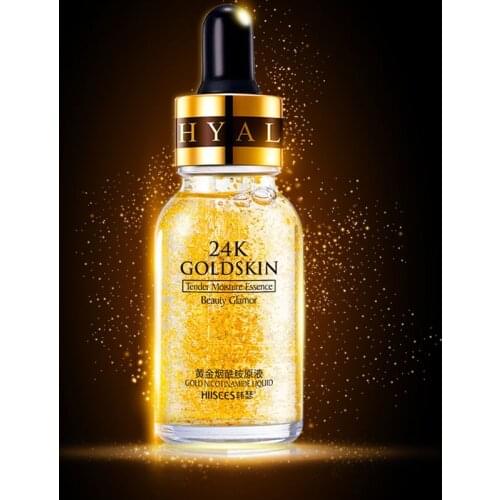 Primer Makeup 24K Gold Essence Oil Control Face Moisturizer Whitening Base Make Up Primer Pore Minimizer Skin Serum