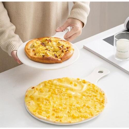 Western Ceramic Pizza Plate Oven Dish Pasta Plate Board Bread Dessert Steak Tray Dinner Plate Baking Dishes Kitchen Tableware