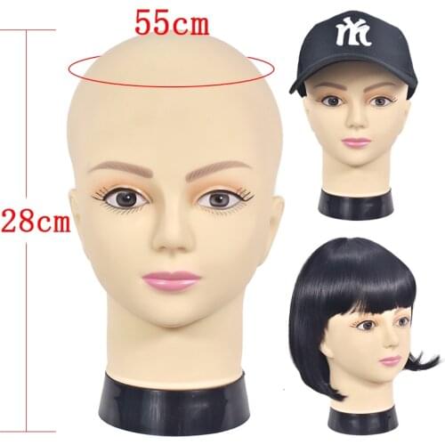 Female hairdressing mannequin heads wig styling practice traning mannequin head hat headwear cap display manikin model