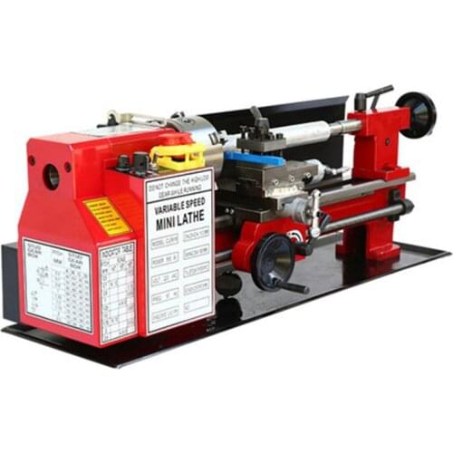 220V Multifunction Lathe Miniature Home High Precision Metal Lathe Small Buddha Beads Machine Industrial Grade Woodworking Lathe