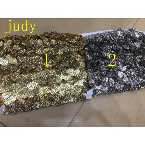 50yards 3cm2-color braided thread and metal circular fashion tassel are used in traditional clothing and festival accessories