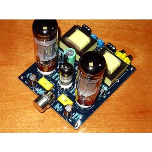 Promotional Genuine 6N1 / 6N2 + EL34 tubes fever small single-ended Class A tube amp fever amplifier board
