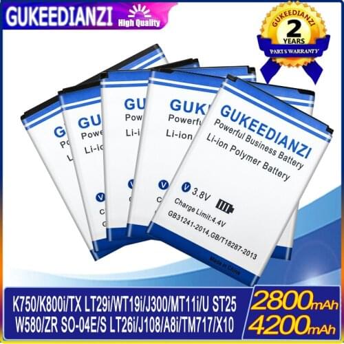 2400mA Big Power Battery BST-33 For Sony Ericsson K800i K810i C702 C903 F305 G900 K550i K630i K660i W100I T700 T715 Phone Batery