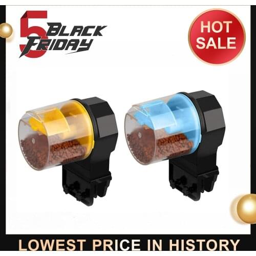 Automatic Fish Feeder Moisture-proof Electric Fish Feeder Intelligent Timing For Holiday Vacation Aquarium Aquarium Accessories