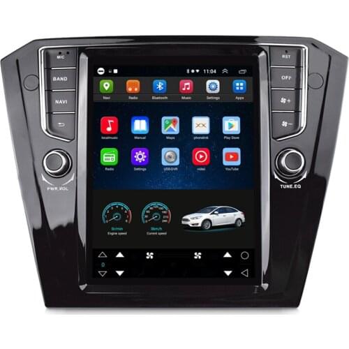 10.4" tesla style android car radio screen stereo for Volkswagen VW PASSAT B8 2016-2020 Navigation GPS Multimedia Video Player