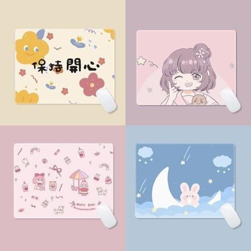 Writing Desk Mats Cute Mouse Pad Laptop Mouse Mat Kawaii Mouse Pad Office Accessories Deskpad Mat for Mice Mouse 22x18cm